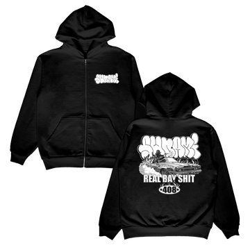 Sunami - Real Bay Shit 408 zip up hoodie