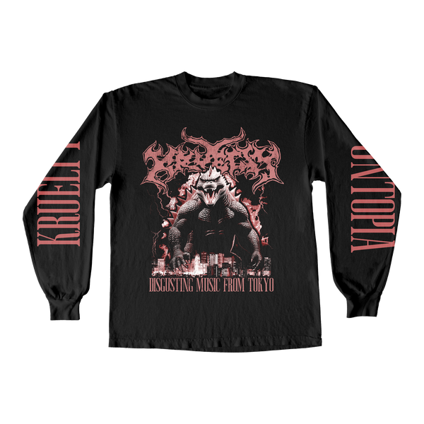 Kruelty - Godzilla longsleeve