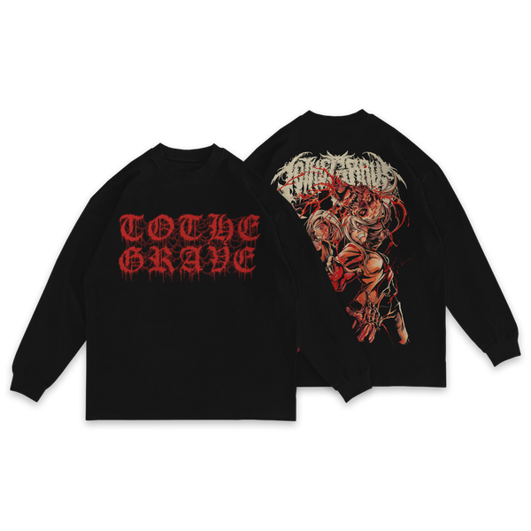 To The Grave - Chainsaw Man crossover Crewneck