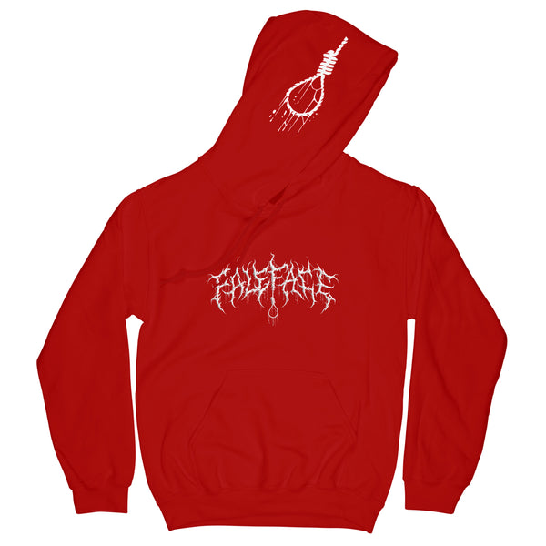 Paleface - Embroidered Logo Red Hoodie