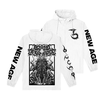 Brand Of Sacrifice - Interstice White Windbreaker