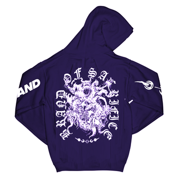 Brand Of Sacrifice - God Hand Purple Hoodie