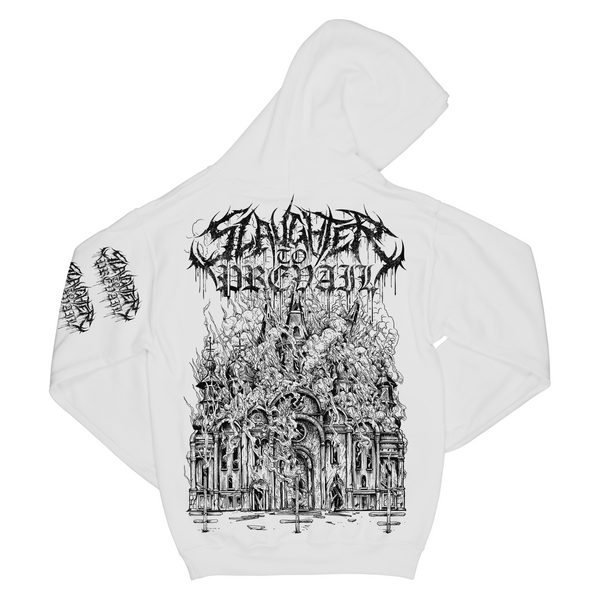 Slaughter To Prevail - Demolisher Church White Hoodie