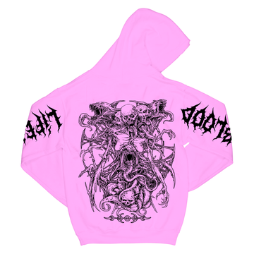 Brand Of Sacrifice - Pink Lifeblood Hoodie