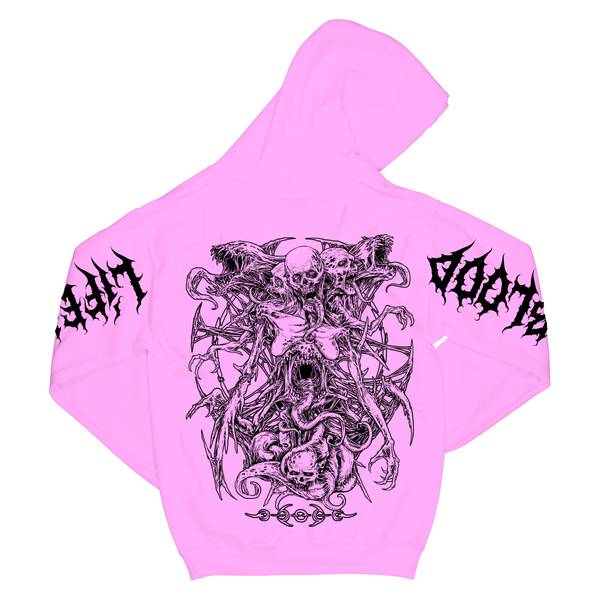 Brand Of Sacrifice - Pink Lifeblood Hoodie