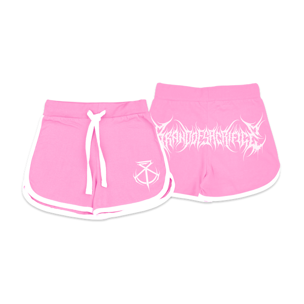 Brand Of Sacrifice - Pink Logo Hot Pants