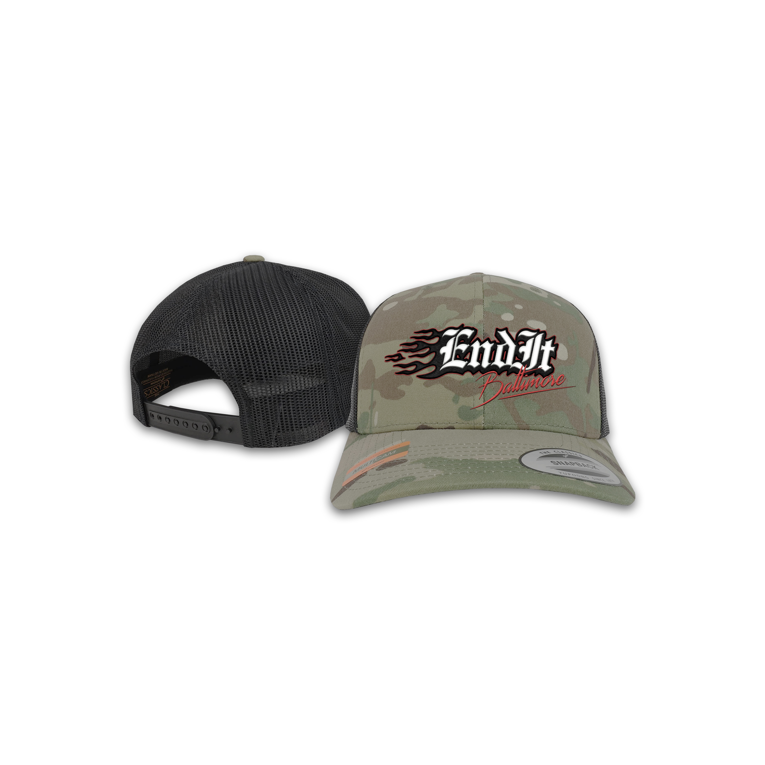 END IT Baltimore Hardcore Hat Rising Merch
