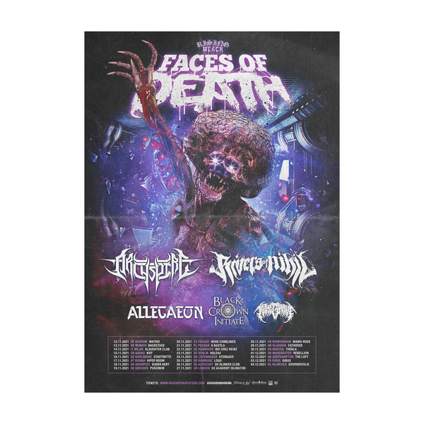Rising Merch Faces Of Death Tour Longsleeve Bundle (26/11/2022 Bristol, UK)
