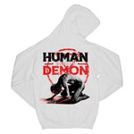 To The Grave - Human = Demon White Hoodie