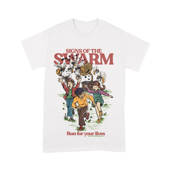 Signs Of The Swarm - Let's Run For Our Lives Shirt