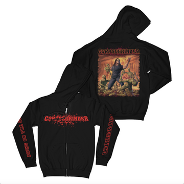 Corpsegrinder - Album Cover Zip Up Hoodie