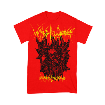 Waking The Cadaver - Three Headed Demon Red Shirt