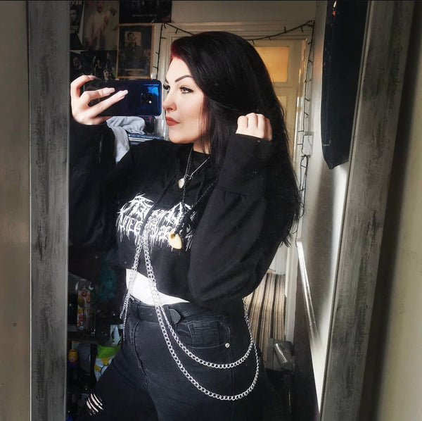 Slaughter To Prevail - Logo Chained Cropped Hoodie