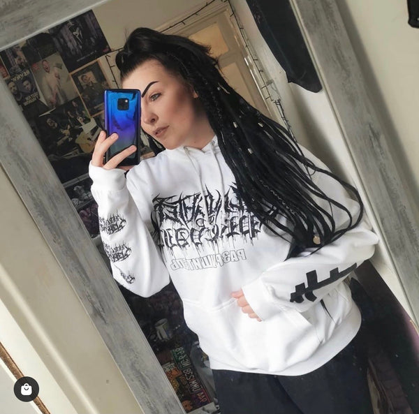 Slaughter To Prevail - Demolisher Church White Hoodie