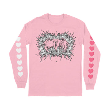 Xavleg/To The Grave - Logo Love Heart Long Sleeve