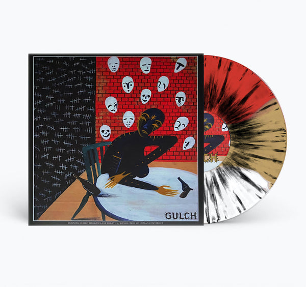 Gulch - Burning Desire to Draw Last Breath / Demolition of Human Construct" 10" (5th Pressing: Tri-Color with Splatter)