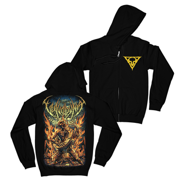 Vulvodynia - Lit Necklacing Zip Up Hoodie