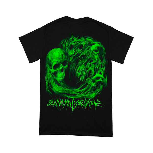 Waking The Cadaver - Green Slamming Gore Groove Shirt